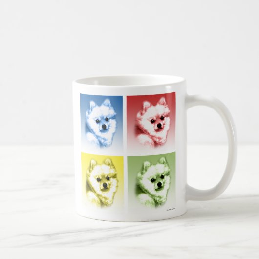 Mug Pop Art Poméran (Droite)