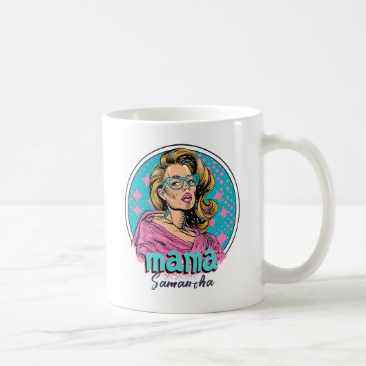 Mug Pop Art Retro Personnalisé (8) (Droite)