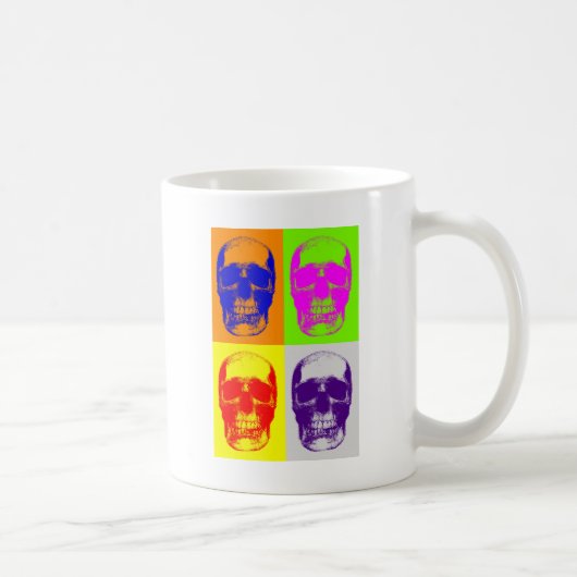 Mug Pop Art Skull (Droite)