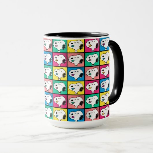 Mug Pop Art Snoopy Lips | Mod pour vous Motif (Devant droit)