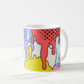 Mug Pop Art Splatz : Dessin comique (Devant droit)