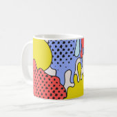 Mug Pop Art Splatz : Dessin comique (Devant gauche)