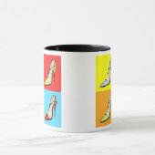 Mug Pop Art Stilettos Café Mug, Thème Mode (Centre)
