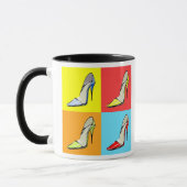 Mug Pop Art Stilettos Café Mug, Thème Mode (Gauche)