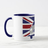 MUG POP ART UNION JACK DB5 CAR AUTO (Gauche)