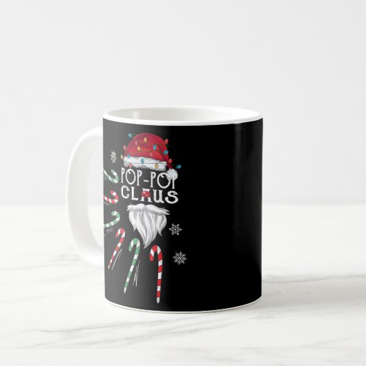 Mug Pop Claus Pop Beard Candy Cane (Devant gauche)