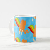 Mug Pop congelé et arcs-en-ciel Dessin d'illustration  (Devant gauche)
