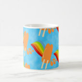 Mug Pop congelé et arcs-en-ciel Dessin d'illustration  (Centre)
