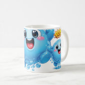 Mug Pop Drop Bleu (Devant droit)