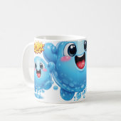 Mug Pop Drop Bleu (Devant gauche)
