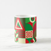 Mug Pop géométrique : Carreaux Abstraits colorés. (Centre)