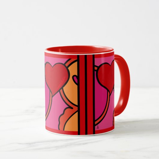 Mug Pop Heart (Devant droit)