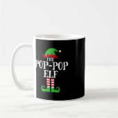 Mug Pop Pop Elf Correspondance Famille Groupe Noël (Gauche)