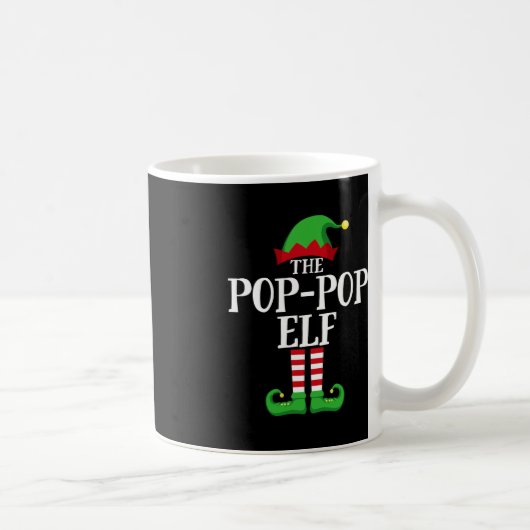 Mug Pop Pop Elf Correspondance Famille Groupe Noël (Droite)