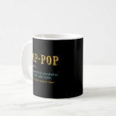 Mug Pop Pop Grandpa Fête des pères Pop Pop Pop (Devant gauche)