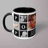 Mug Pop We Love You Black Custom Photo Collage