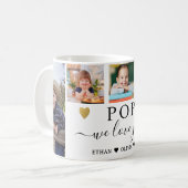 Mug POP We Love You Grandkids 5 Photo Collage   (Devant gauche)