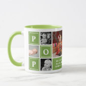 Mug Pop We Love You Green Custom Photo Collage (Gauche)