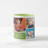 Mug Pop We Love You Green Custom Photo Collage (Centre)