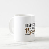 Mug Popcorn Day Cinema Movie Keep Calm Snack Idée cade (Devant gauche)