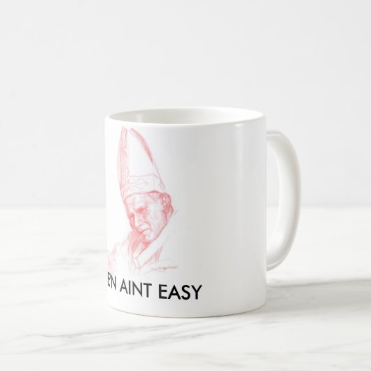 MUG POPE'N AINT FACILE (Devant droit)