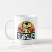 Mug Poposaurus Dinosaur Grandpa Saurus Fête des pères (Gauche)