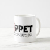 Mug Poppet et le logo Wolfpack (Devant droit)
