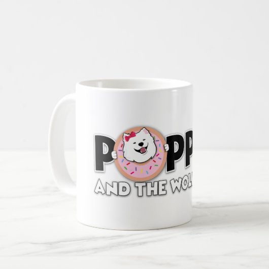 Mug Poppet et le logo Wolfpack (Devant gauche)