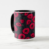 Mug Poppies rouges (Devant gauche)