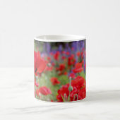 Mug Poppies rouges et lupines violettes (Centre)