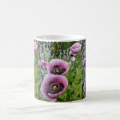 Mug Poppies violettes roses Fleur violet mauve mauve (Centre)