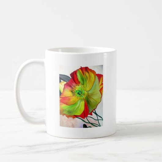 Mug Poppy Art macro poppy (Gauche)