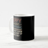 Mug Poppy Know Everything - Grand-père Cadeau (Devant gauche)