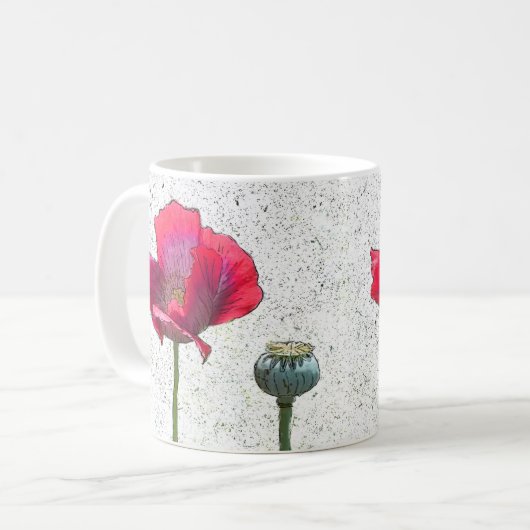 Mug Poppy Love (Devant gauche)