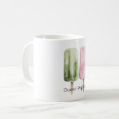 Mug Popsicles Guave Vert Menthe Rose (Devant gauche)