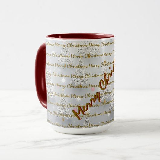 Mug Popular Christmas Luxury Christmas Trees (Devant gauche)