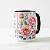 Mug Popular Luxury Pink Roses Beautiful Collection (Devant droit)