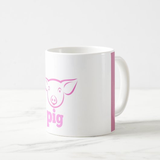 Mug Porc (Devant droit)