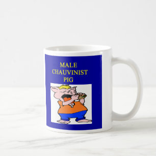 Mug porc de chauvin masculin, porc de chauvin masculin