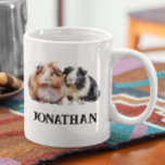 Mug Porc de Guinée Personnalisé<br><div class="desc">Cette conception peut être personnalisée en choisissant l'option Modifier la conception. Vous pouvez également transférer sur d'autres objets. Contactez-moi à l'adresse colorflowcreations@gmail.com ou utilisez l'option conversation en haut de la page si vous souhaitez avoir cette conception sur un autre produit ou si vous avez besoin d'aide pour cette conception. Voir...</div>