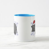 Mug Porc de miniature de Noël (Centre)