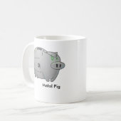 Mug Porc en métal (Devant gauche)