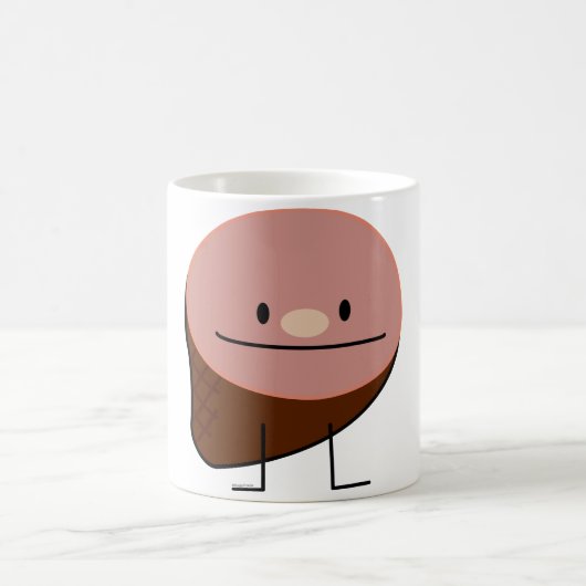 Mug Porc fumé cuit au four par miel de protéine de (Centre)