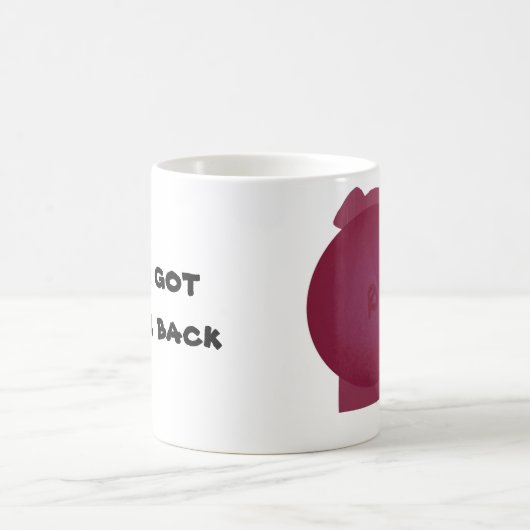 Mug Porc - j'ai votre dos (Centre)