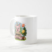 Mug Porc Jour de l'an (Devant gauche)
