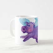 Mug Porc pourpre de vol (Devant gauche)