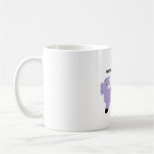 Mug porc pourpre, mmm… café (Gauche)
