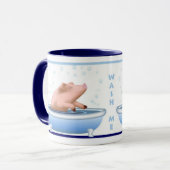 Mug Porc prenant Bath (Devant gauche)