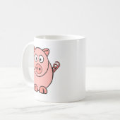 Mug Porc rose (Devant gauche)