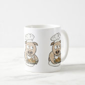 Mug Porc servant du poulet (Devant droit)
